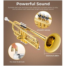 Reliable Build Bb Trumpet with Smooth Playing Experience