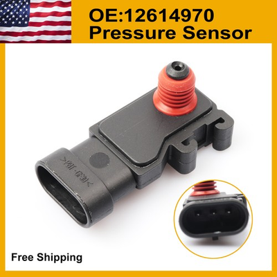 #ad Map Sensor Fit For Chevrolet Opel Intake Air Pressure Sensor 16212460 12614970 $15.99