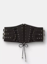 Torrid Corset Waist Belt Black NWT New 3X