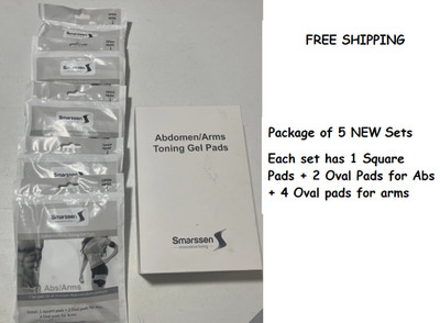 NIB Smarssen Abs/Arms Gel Pads package of 5
