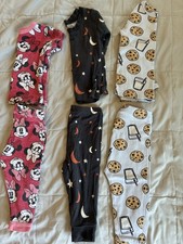 Minnie Mouse Cotton Pajama Lot 3 Sets 12M 12-18M Snug Fit Disney Sleepwear