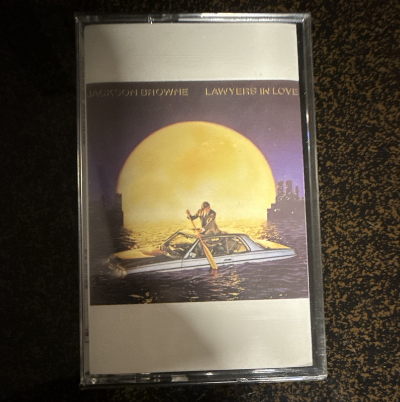 Jackson Browne Lawyers in Love Cassette Album 1983 Asylum EA-60268