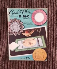 1950 DMC Cottons "Crochet Charm" Vol. 401 Booklet Vintage