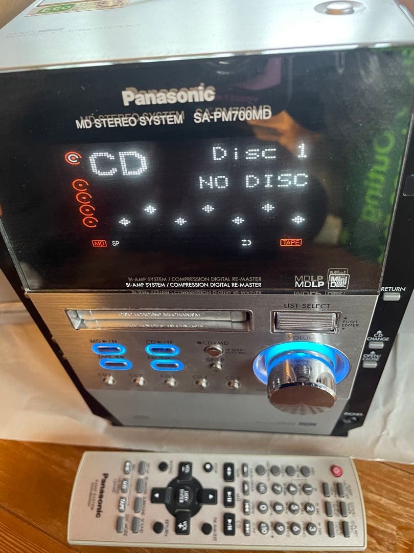 Panasonic SA-PM700MD CD MD Cassette Stereo System Remote Japan | eBay