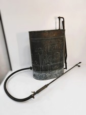 Pompa in rame irroratrice a spalla, Vintage in rame COCCAGLIO BRESCIA