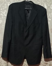 Men Boggi Milano Blazer Black Viscose 52