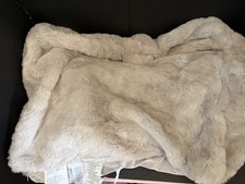 Pottery Barn Kids ANYWHERE Chair Gray  FUR SLIPCOVER COVER Valentine Gift  NEW