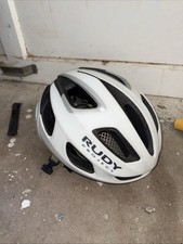 Casco Bici da Corsa Rudy Project Strym White Stealth Opaco Size Small Medium