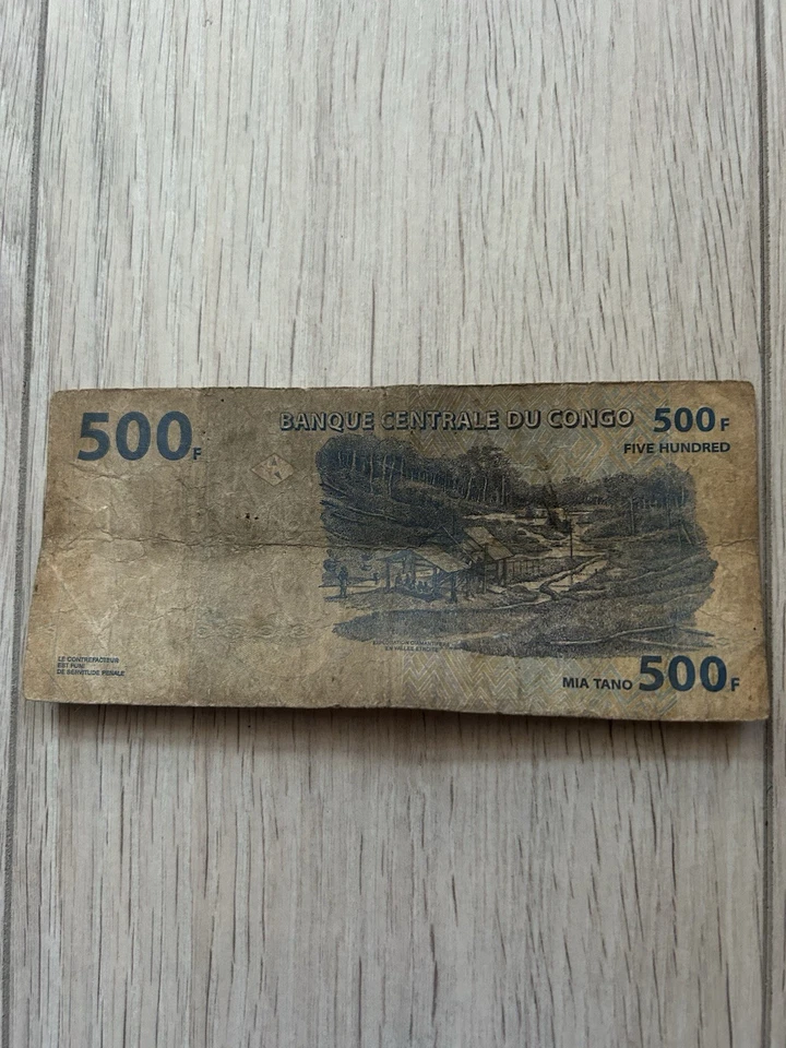 Congo 500 Cents Francs 2002 Year Diamond Miners - Image 2 of 2