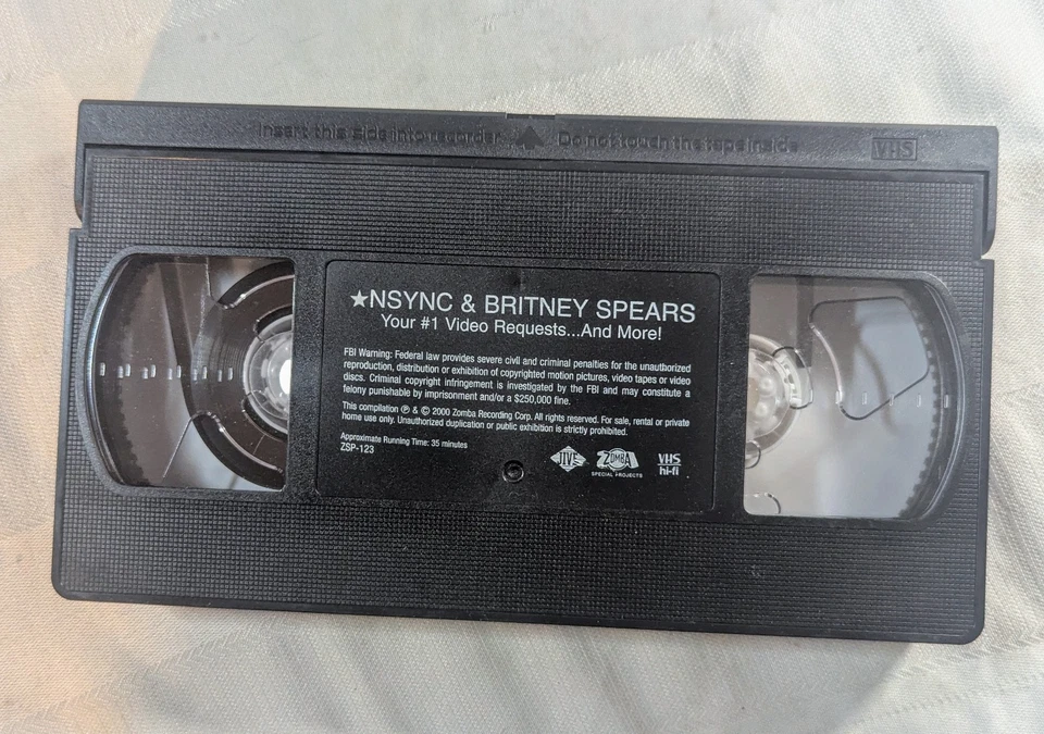 VINTAGE 2000 MCDONALDS VHS TAPE NSYNC BRITNEY SPEARS VIDEO REQUESTS AND MORE! Foto 4 de 4