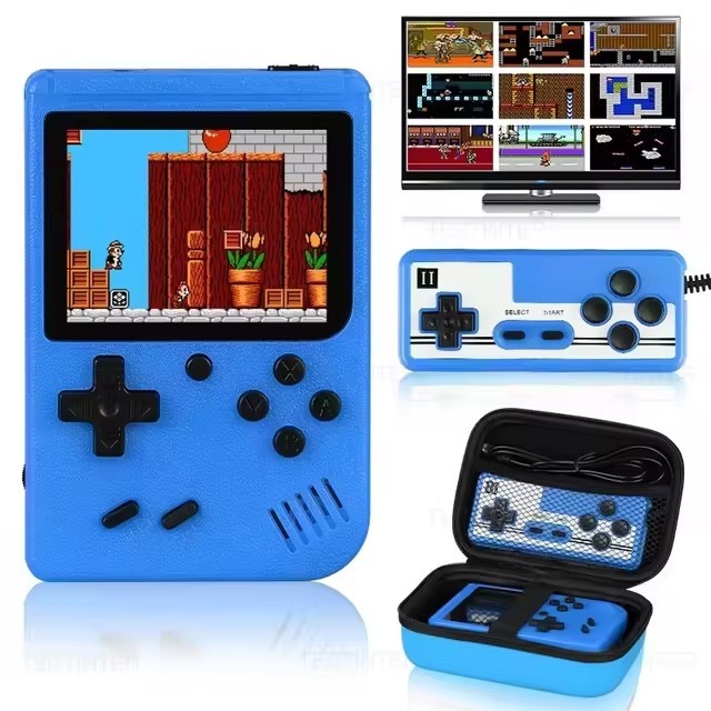 Video Game Console Handheld Console Retro Portable Rechargeable for Boys Girls