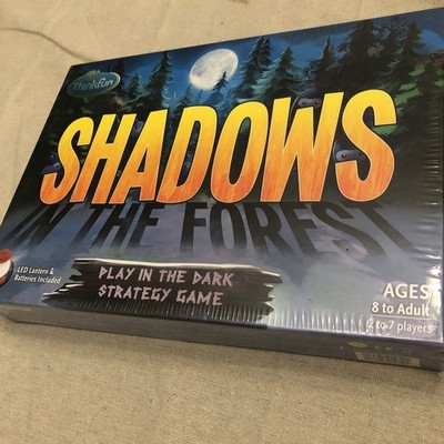 New & Sealed Thinkfun Shadows In The Forest Play In The Dark Strategy Game 8+ 