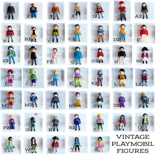 Vintage Playmobil MISC FIGURES PEOPLE 1974-2000 Boys Girls Pirates More CHOOSE