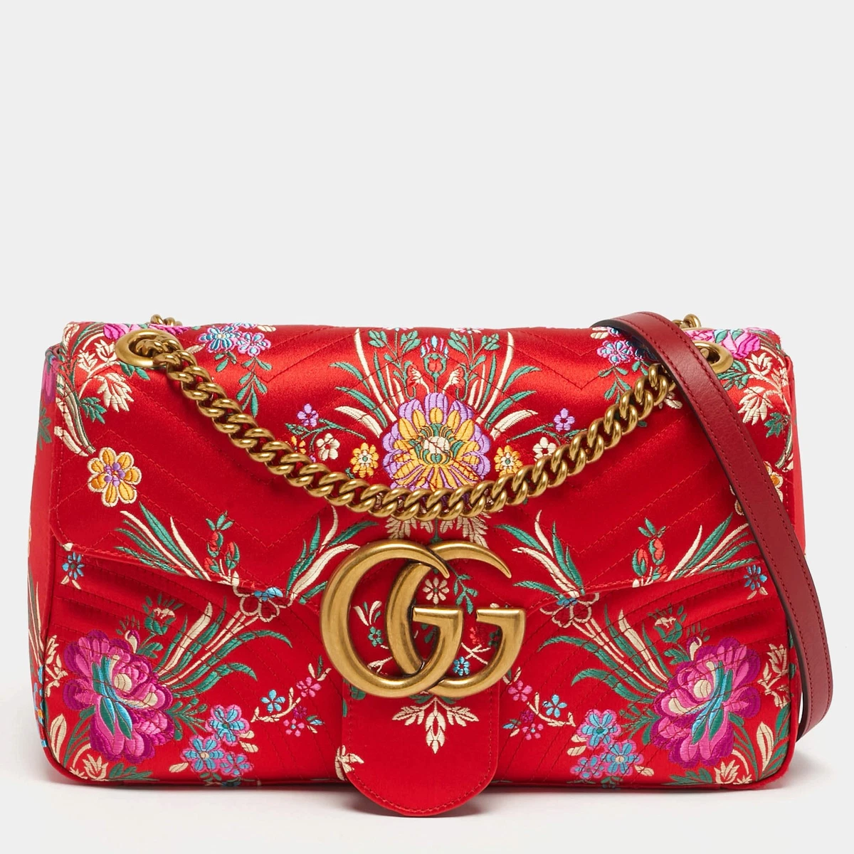 Gucci Embroidered Red Bags & Handbags for Women for sale | eBay