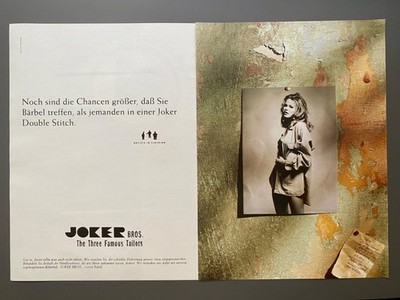 Joker Bros. Jeans The Three Famous Tailors 1994 Vintage Ad Werbung Reklame V7
