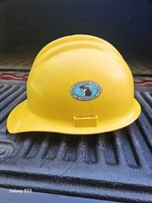Rare Vintage Bullard 502? Hard Boiled Hard Hats Yellow Michigan Transportation 