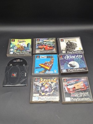 PlayStation 1 PS1 Spiele Konvolut Rayman Ridge Racer Theme Park PAL Demo 98