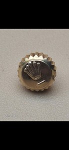 VINTAGE ORIGINAL ROLEX CROWN,18K SOLID GOLD,INCLUDING TUVE AND GASKETS