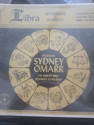 Sydney Omarr - SCORPIO (1969) Vinyl LP   Astrology, Zodiac Signs SEALED!