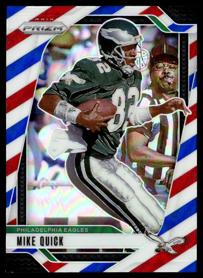 2024 Panini Prizm Red White Blue Mike Quick Philadelphia Eagles #238