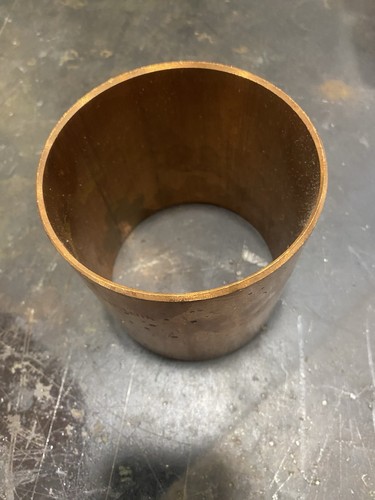 NIBCO 600-DS 4" Copper Dimple Stop Coupling 4-1/8"