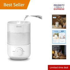 LEVOIT Top Fill Humidifiers for Bedroom, 2.5L Tank  Auto Shut-off BPA-Free