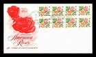 Dr Jim Stamps Mister Lincoln American Roses Booklet Pane ArtCraft FDC