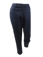 Tommy Hilfiger Women's Cropped Straight-Leg Pants 10, Midnight