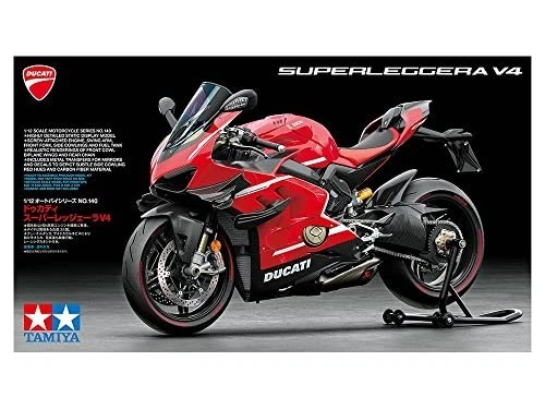 Tamiya 1/12 Auto bye serie n.140 Ducati Super Reggera V4 Plastic Model 14140 M - Immagine 4 di 4