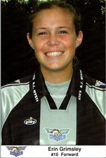 Erin Grimsley Mystic Washington Soccer Player Continental Postcard B254