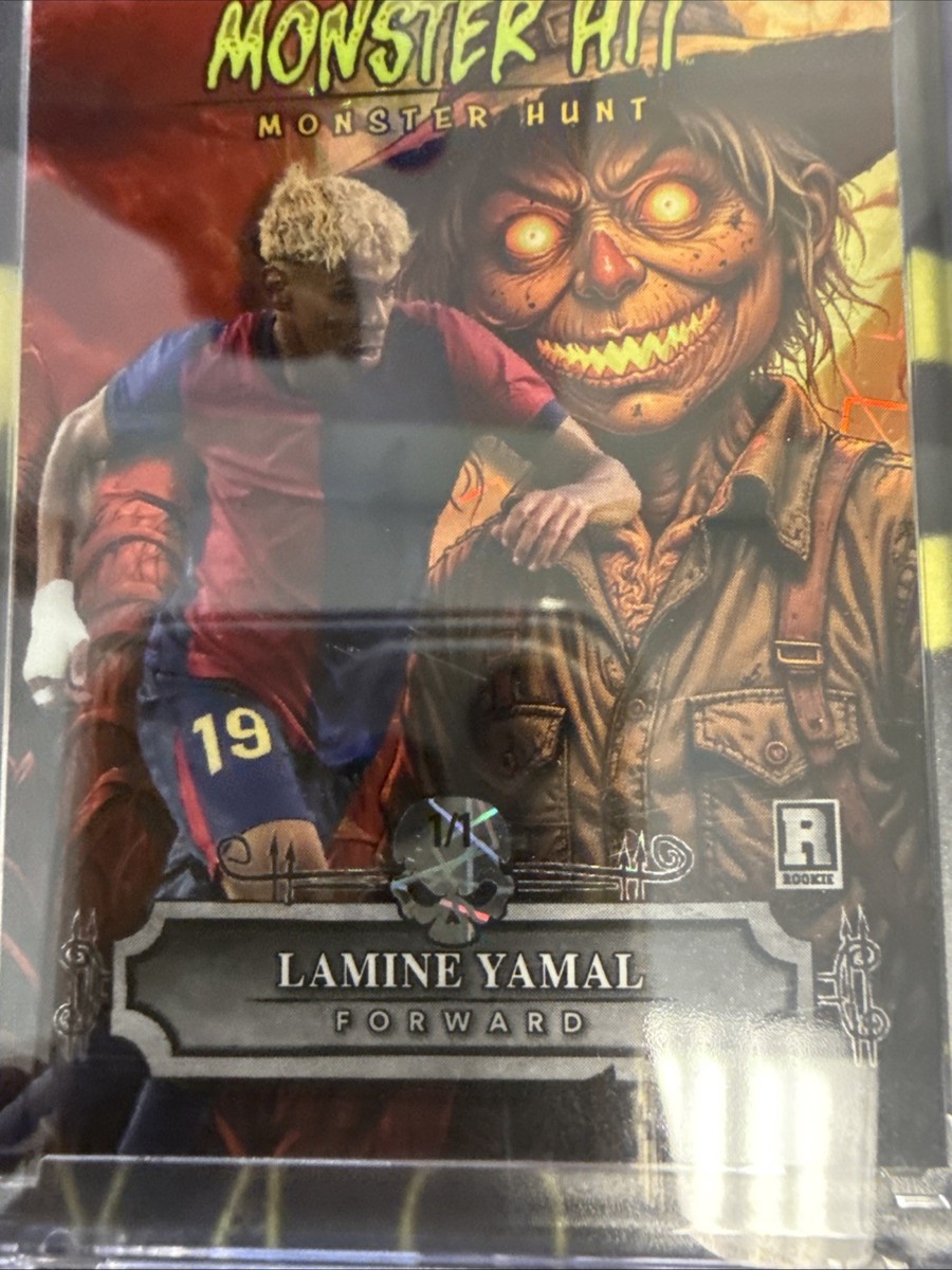 🔥2025 Lamine Yamal 1/1 Haunted Hits Monster Hits Scarecrow Lasers