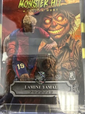 🔥2025 Lamine Yamal 1/1 Haunted Hits Monster Hits Scarecrow Lasers