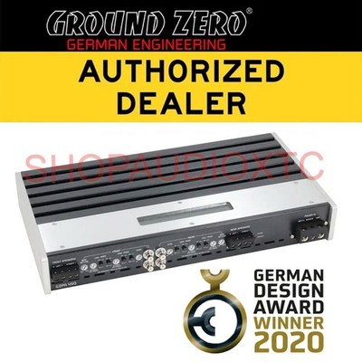 GROUND ZERO GZPA 4SQ 4-channel high performance SQ amplifier 