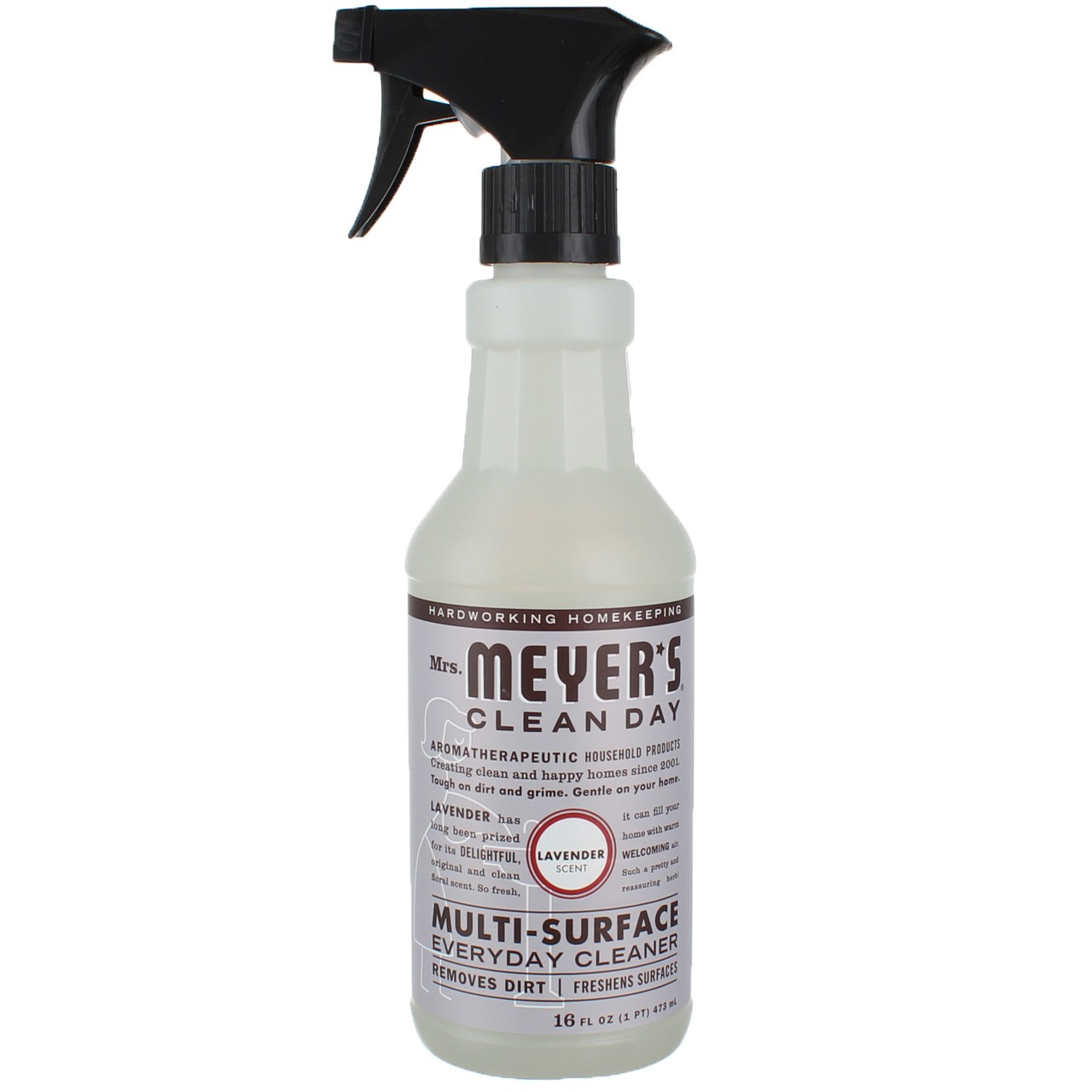 4 Pack Mrs. Meyer's Clean Day Multi-Surface Cleaner, Lavender, 16 fl oz