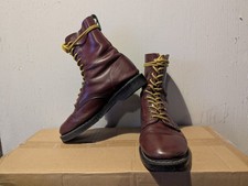 Solovair Oxblood 11 Eye Derby Boot Size 10 Made In England Not Dr Marten