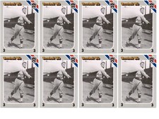 (8) 1990 Interpretive Marketing Baseball Wit #82 Zack Wheat Card Lot
