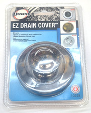 Danco Tub Drain Cover,Metal,Chrome, solution for missing or damaged tub drains