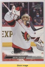 2022-23 Upper Deck Series 1 French Anton Forsberg #128 READ 0s9c