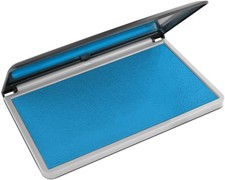 MaxMark Large Premium Light Blue Ink Stamp Pad - 3.5" x 6.25" - Quality Felt ...