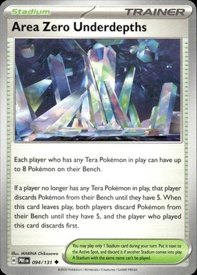 Area Zero Underdepths 094/131 Uncommon Prismatic Evolutions Pokemon Near Mint