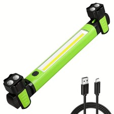 1-4pcs Under Hood Work Light Bar Led Magnetic Light Bar With Hooks Rechargeable