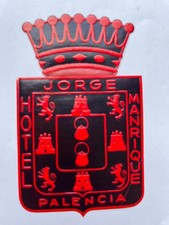 Vintage HOTEL JORGE Decal Manrique Palencia, Spain