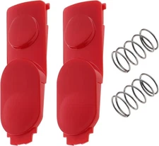 2PCS Vacuum Cleaner Head Clip Latch Tab Button with Spring Compatible