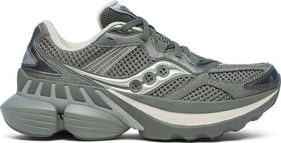 *NIB* Saucony Grid NXT Womens 8 Mens 6.5 Shoes ~ Agave ~ Grey ~ S70797-6