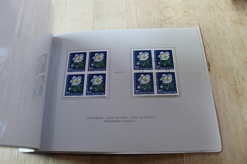 SWITZERLAND PTT PACK 1958 B277-281 BLOCKS OF 4 MINT/ USED CAT 42.40 JUVENTUTE - Picture 3 of 8