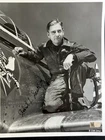 Robert Scott Jr Signed 8x10 World War II WW2 B&W Photo AUTO AI-Verified COA