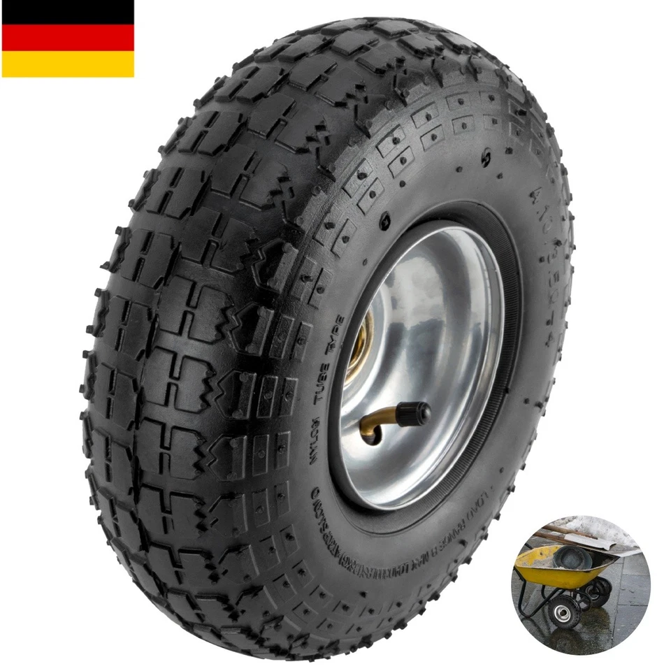 CICMOD Sackkarrenrad Sackkarrenreifen Schubkarrenrad Luftreifen 1x Luftrad 4.10 /3.50-4