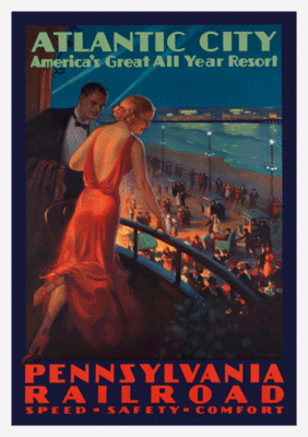 JERSEY Vintage Art Deco Railway//Travel Poster A1,A2,A3,A4 Sizes