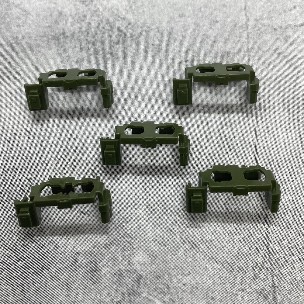 5pack Green Pistol Holster Belt Blocks Weapons Accessories for Minifigure B42138