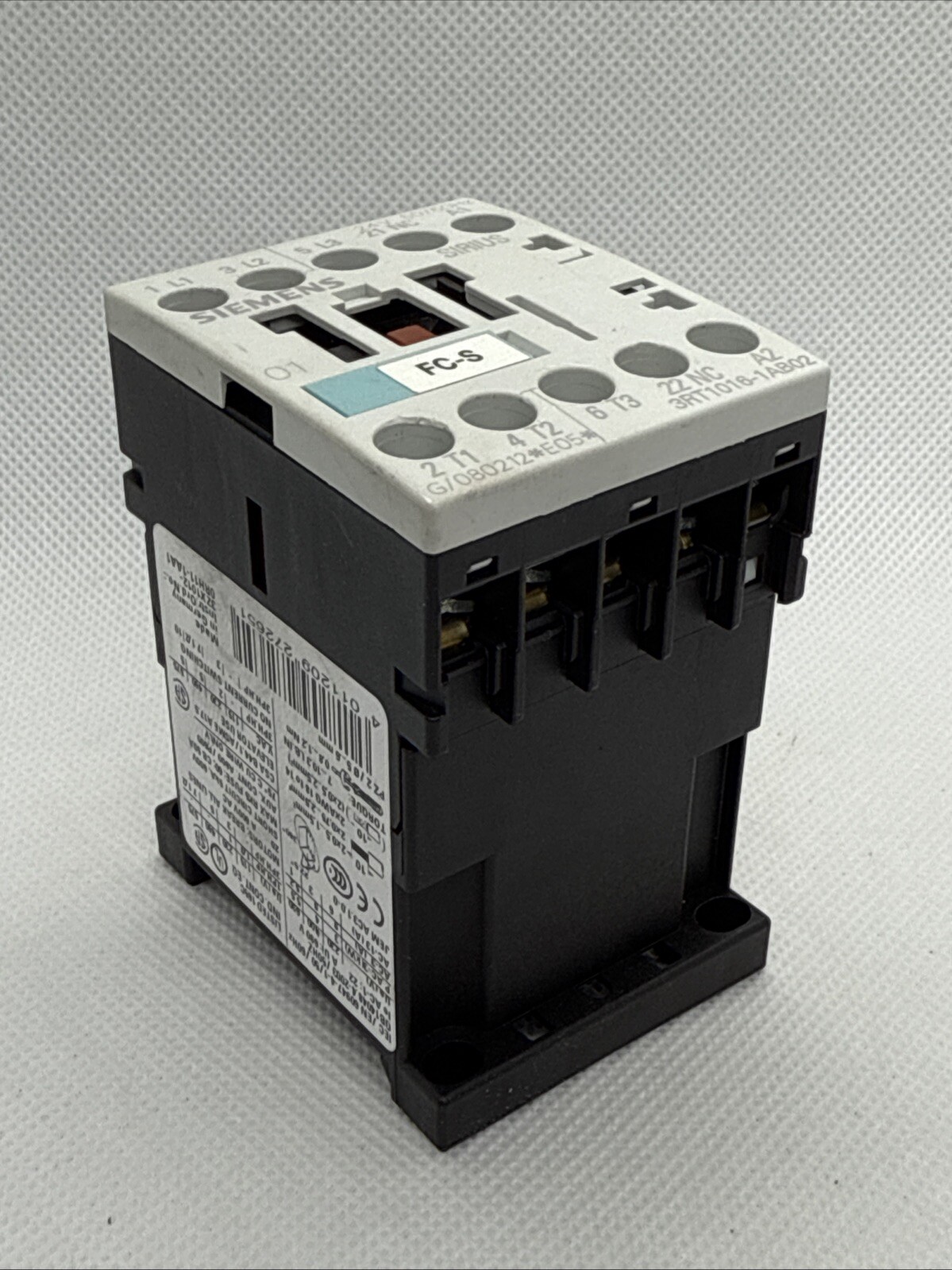 Siemens 3RT1016-1AB02 Sirius Contactor, 24V